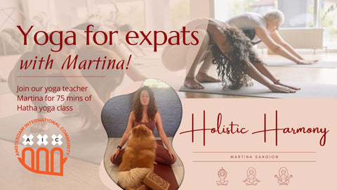 SAT 15 June - Yoga for expats ✨ with Martina! 🧘‍♀️🧘‍♂️
